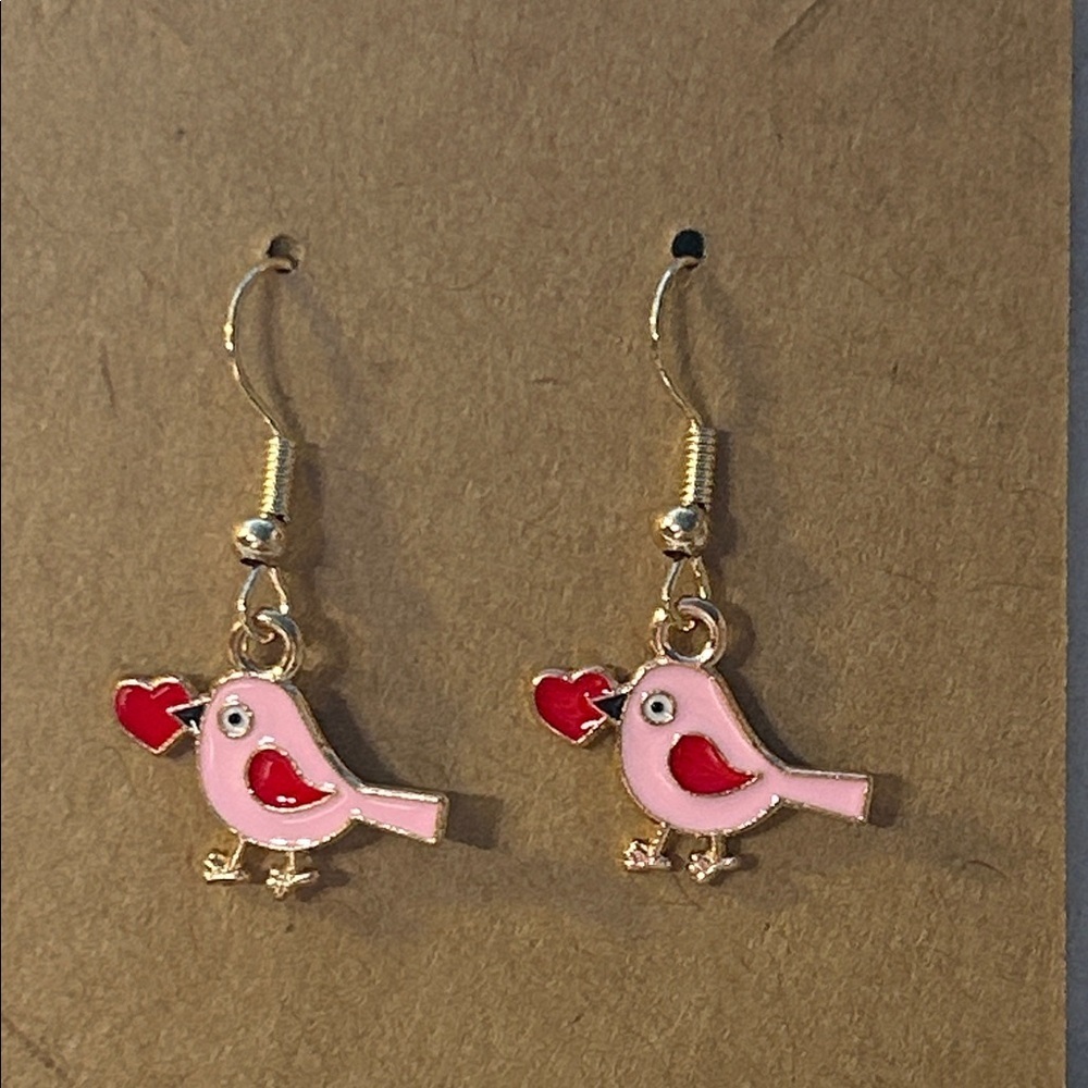 Adorable love Bird dangle Earrings